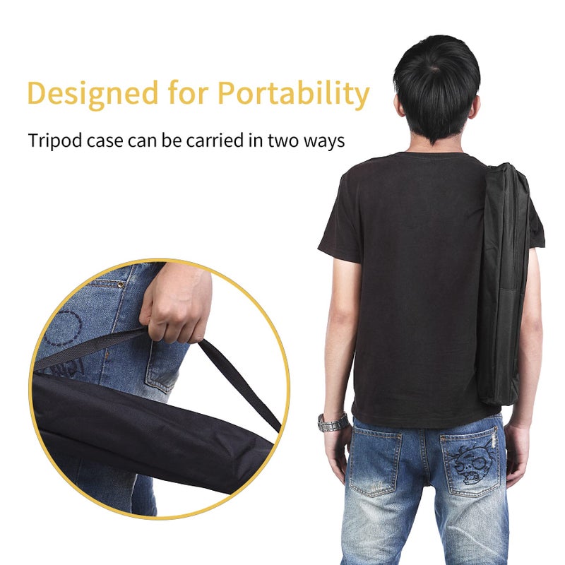 Meking 23.6in Carrying Case Bag with Strap for Light Stand Tripod Monopod Photography Photo Studio - Image 2